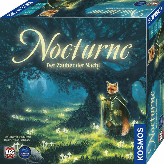 KOSMOS Nocturne Der Zauber der Nacht, Strategiespiel, Gesellschaftsspiel, ab 12 Jahren, 684945