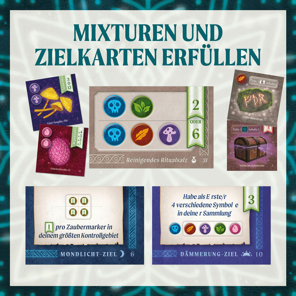 KOSMOS Nocturne Der Zauber der Nacht, Strategiespiel, Gesellschaftsspiel, ab 12 Jahren, 684945