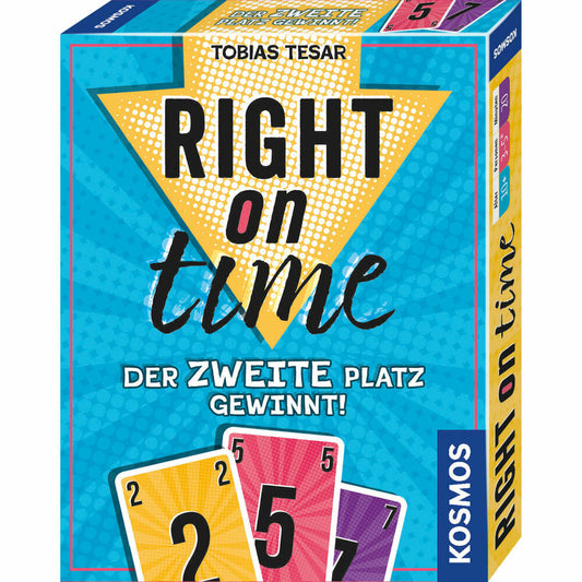KOSMOS Right on time, Kartenspiel, Gesellschaftsspiel, Taktikspiel, ab 10 Jahren, 741860