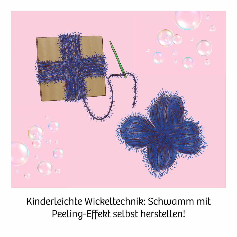 KOSMOS Dusch-Accessoires, Experimentierkasten, Seife, Schwamm, DIY, ab 8 Jahren, 671600