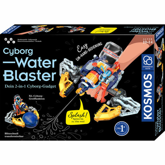 KOSMOS Cyborg Water-Blaster, Experimentierkasten, Baukasten, Gadget, ab 8 Jahren, 621254