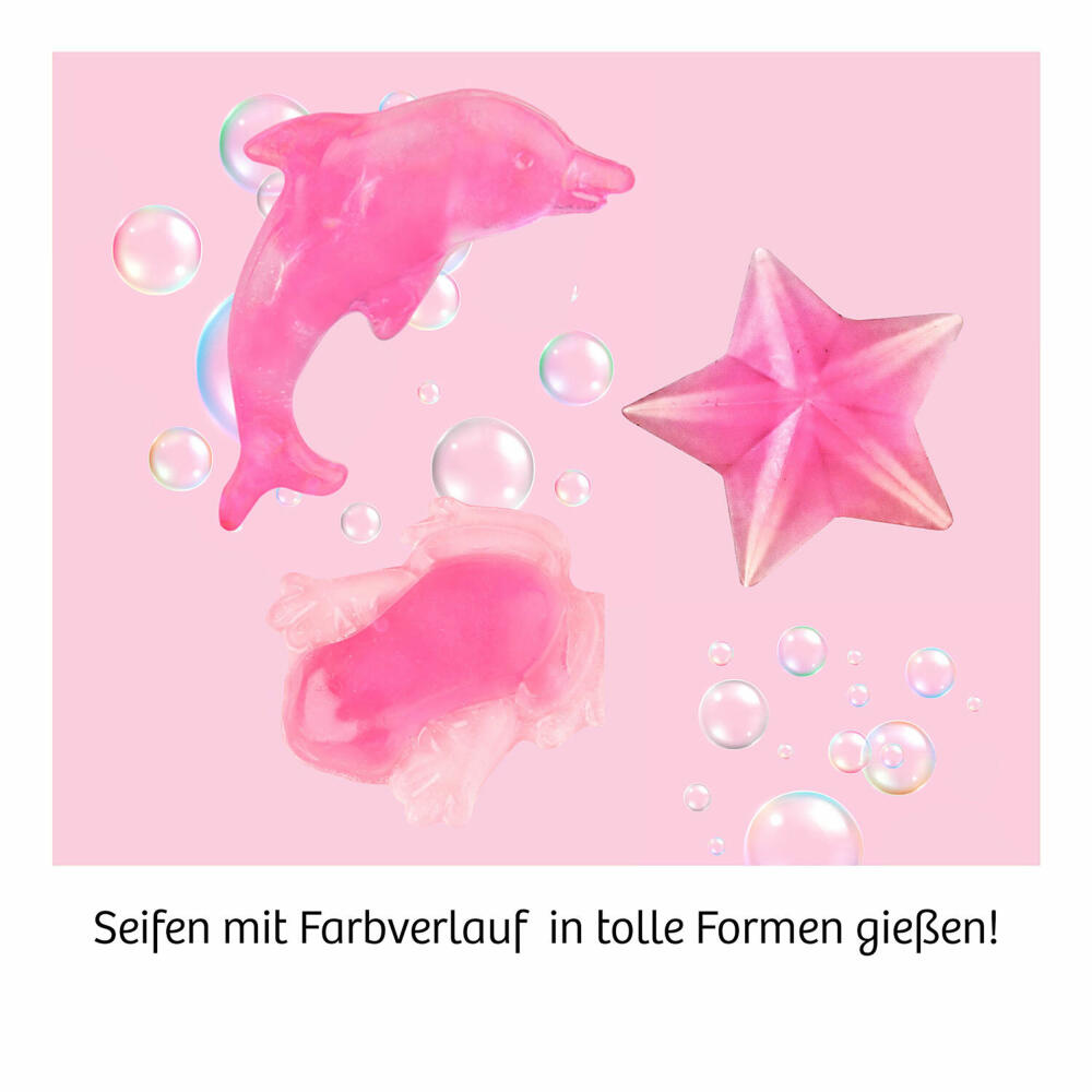 KOSMOS Dusch-Accessoires, Experimentierkasten, Seife, Schwamm, DIY, ab 8 Jahren, 671600
