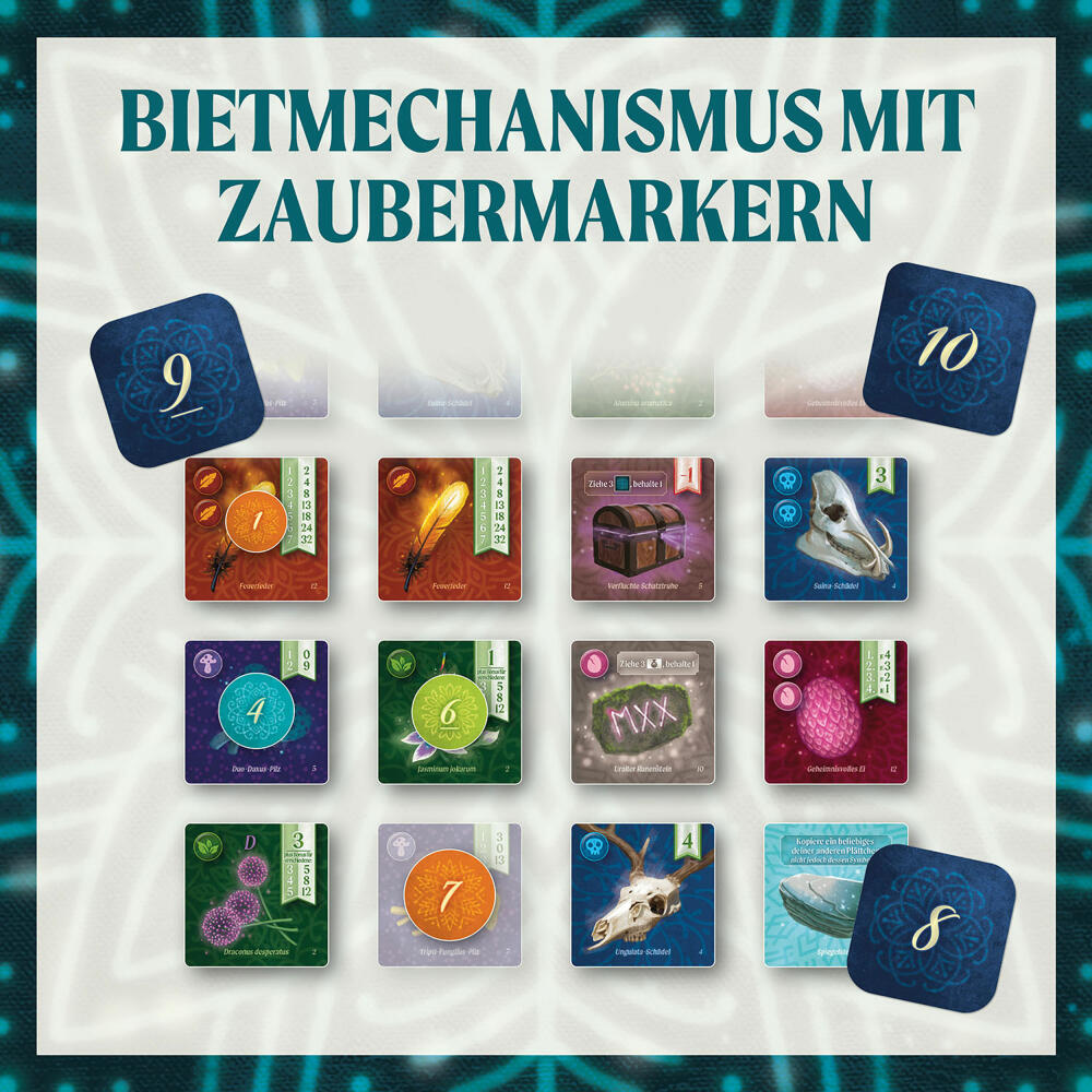 KOSMOS Nocturne Der Zauber der Nacht, Strategiespiel, Gesellschaftsspiel, ab 12 Jahren, 684945