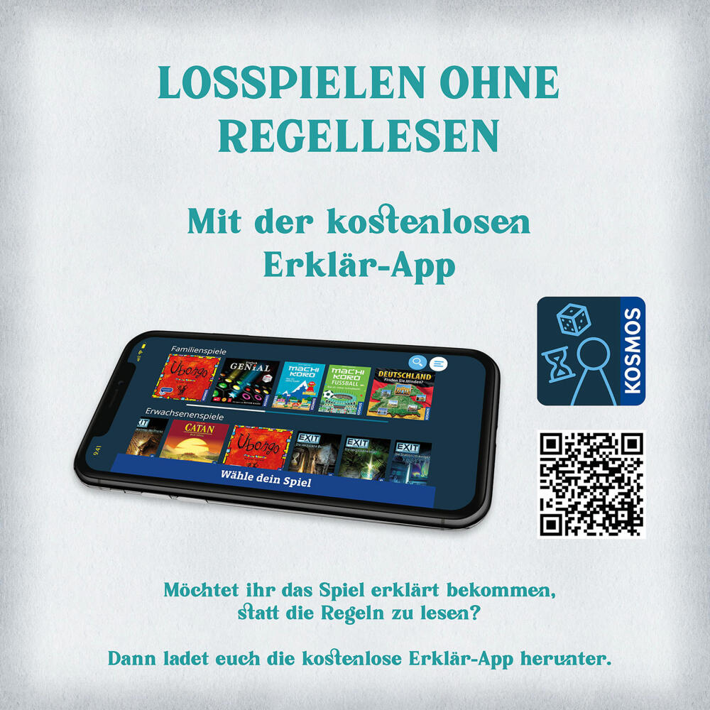 KOSMOS Cities, Strategiespiel, Gesellschaftsspiel, Bettspiel, ab 10 Jahren, 685096