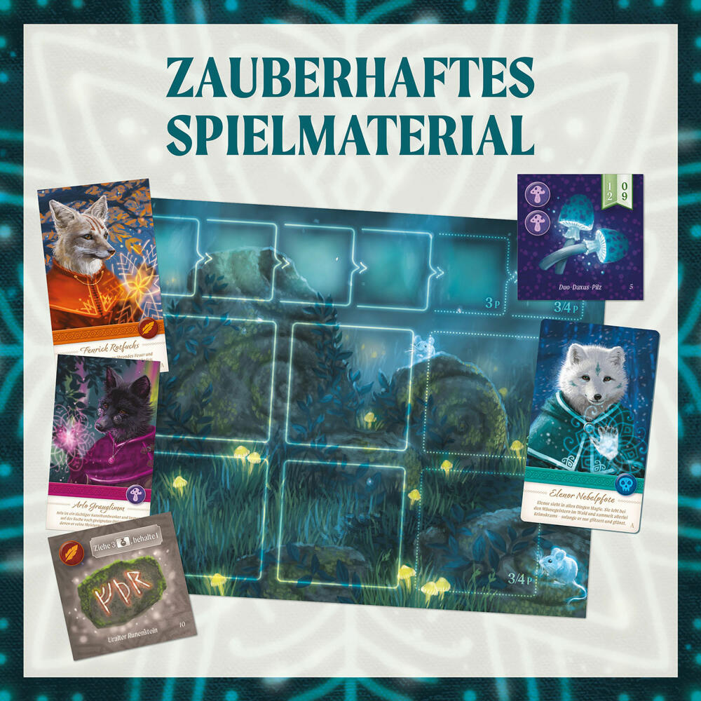 KOSMOS Nocturne Der Zauber der Nacht, Strategiespiel, Gesellschaftsspiel, ab 12 Jahren, 684945