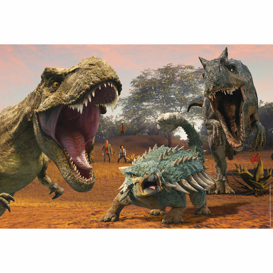 Schmidt Spiele Jurassic World Eine neue Ära, Puzzle, Kinderpuzzle, 100 Teile, ab 6 Jahren, 56561