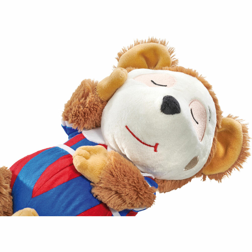 Schmidt Spiele Bobo Siebenschläfer schlafend, Plüschtier, Kuscheltier, Stofftier, Plüsch, 25 cm, 42256