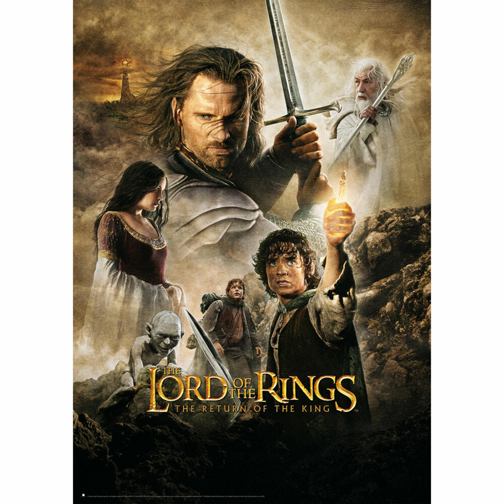 Schmidt Spiele Herr der Ringe The Return of the Ring, Puzzle, Erwachsenenpuzzle, Premium, 1000 Teile, 58550