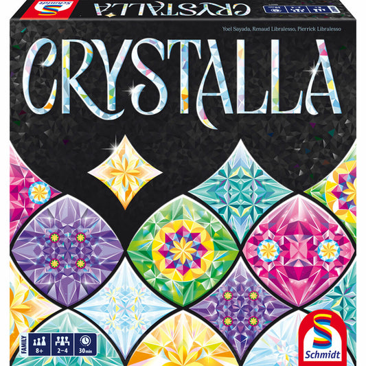 Schmidt Spiele Crystalla, Familienspiel, Legespiel, Taktikspiel, ab 8 Jahren, 49471