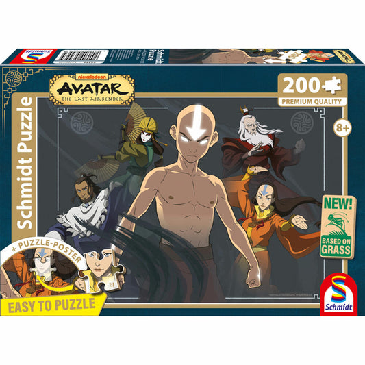 Schmidt Spiele Avatar Im Lufttempel, Puzzle, Kinderpuzzle, 200 Teile, ab 8 Jahren, 56556