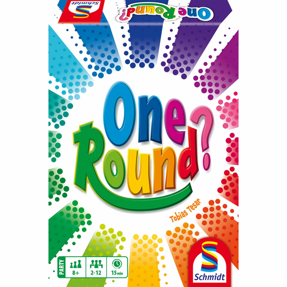 Schmidt Spiele Klein & Fein One Round?, Party-Spiel, Gesellschaftsspiel, ab 8 Jahren, 49460