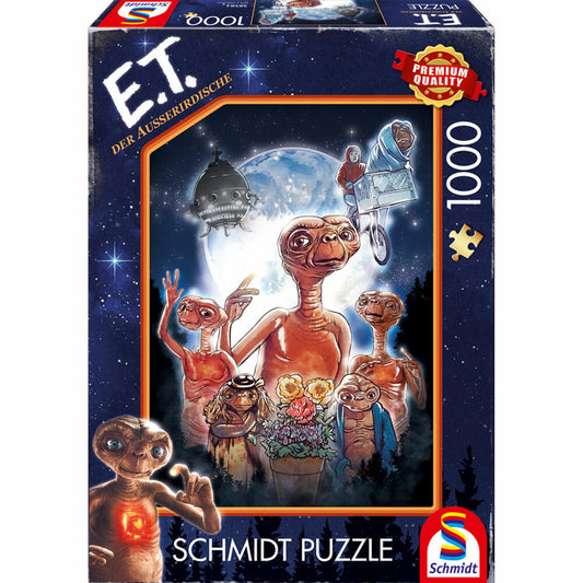 Schmidt Spiele E.T. Der Außerirdische Abenteuer eines Außerirdischen, Puzzle, Erwachsenenpuzzle, Premium, 1000 Teile, 58584