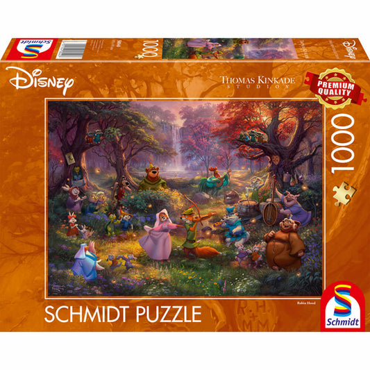 Schmidt Spiele Disney Robin Hood, Thomas Kinkade, Puzzle, Erwachsenenpuzzle, 1000 Teile, 58040