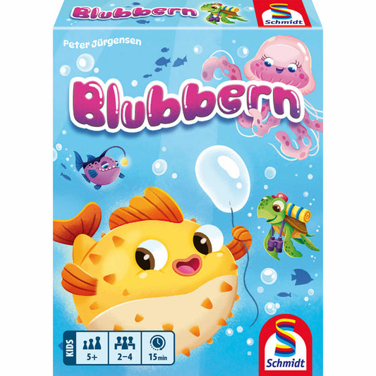 Schmidt Spiele Blubbern, Kinderspiel, Kartenspiel, Kinderkartenspiel, ab 5 Jahren, 75062