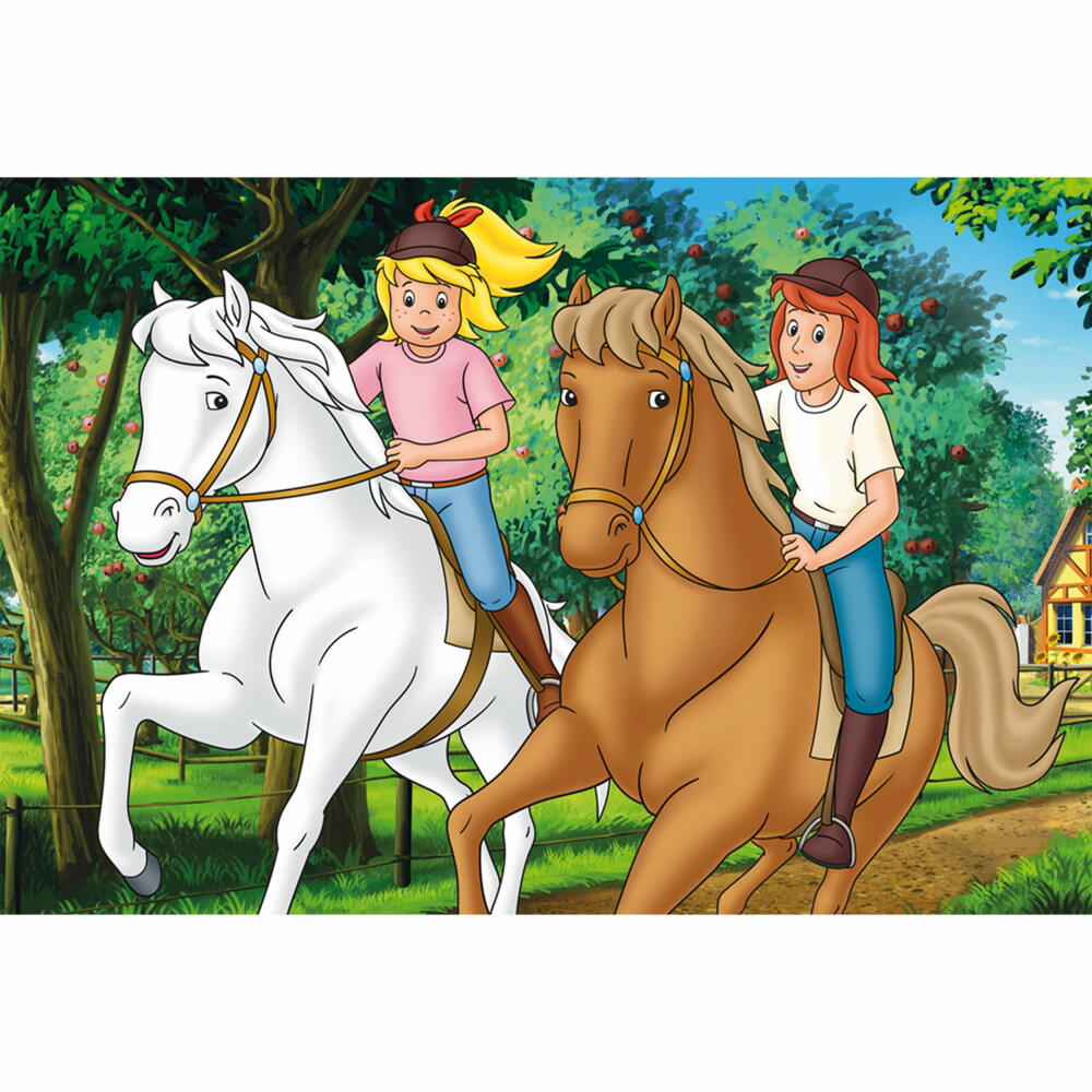 Schmidt Spiele Bibi & Tina Sommerausritt, Puzzle, Kinderpuzzle, 100 Teile, ab 6 Jahren, 56543