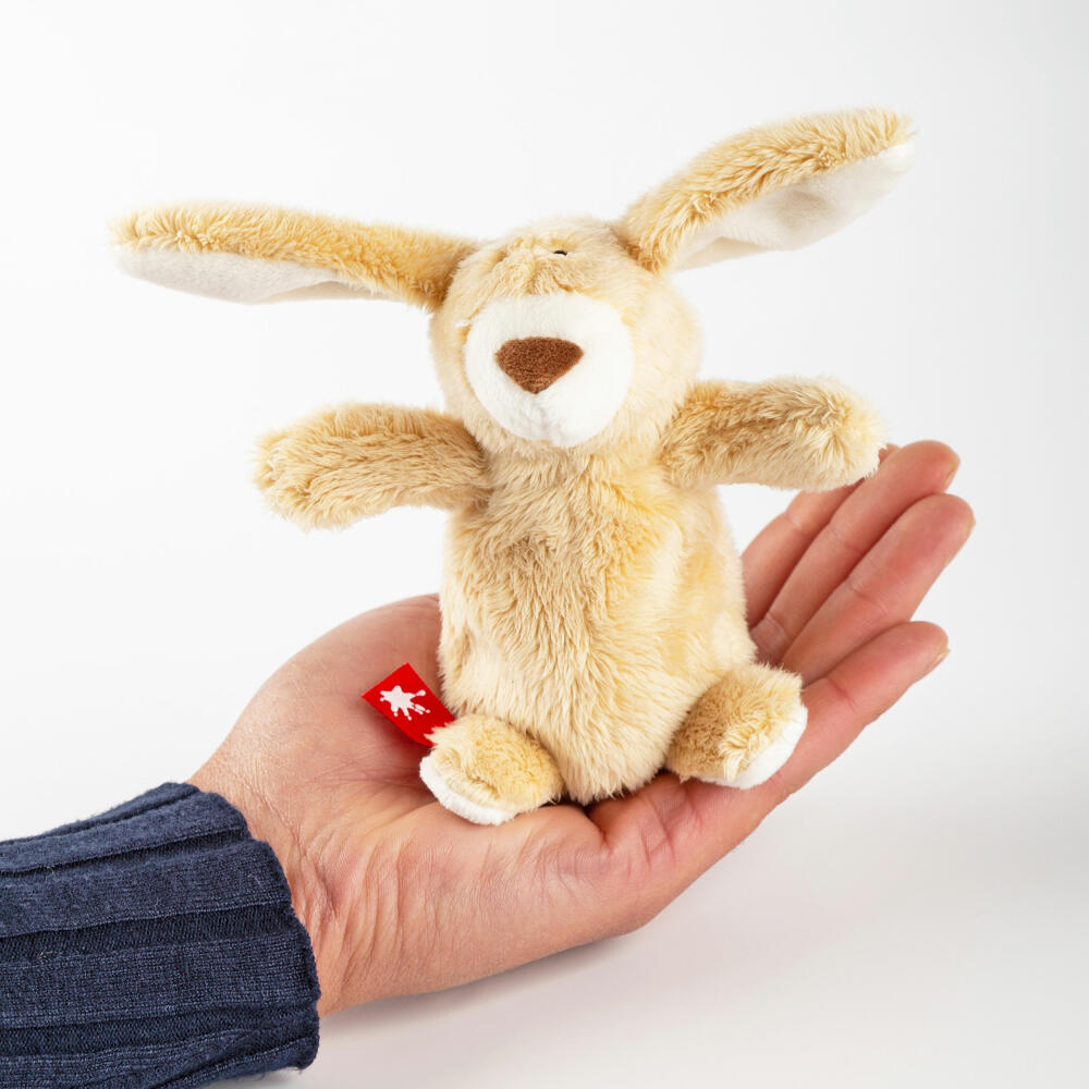 sigikid Sweety Mini Granulat Hase, Kuscheltier, Plüschtier, Schmusetier, Kuschel Tier, Plüsch, Polyester, H 13 cm, 38576