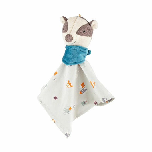 sigikid Schnuffeltuch Dachs sigibaby, Schmusetuch, Kuscheltuch, Kuscheltier, Baby, Baumwolle, 39991