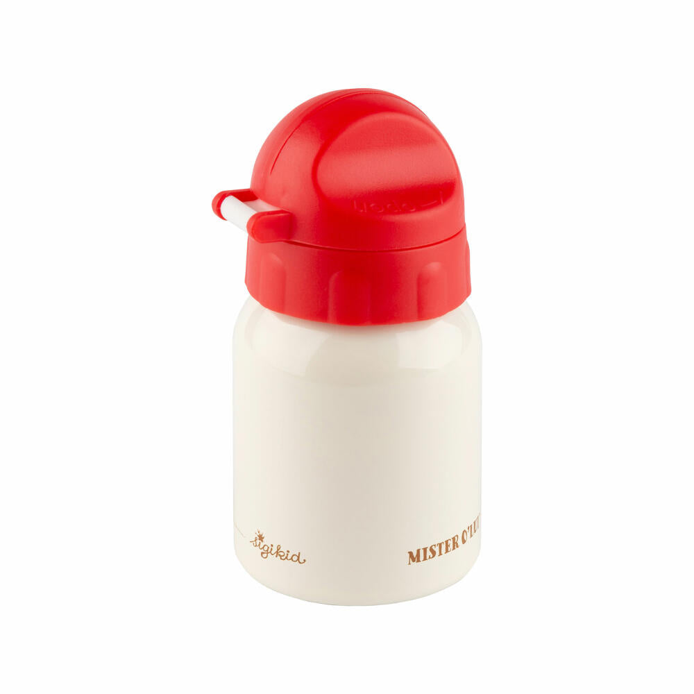 sigikid Mister O Lui Mini Trinkflasche, Kindertrinkflasche, Kinder Flasche, Wasserflasche, Edelstahl, 250 ml, 52928