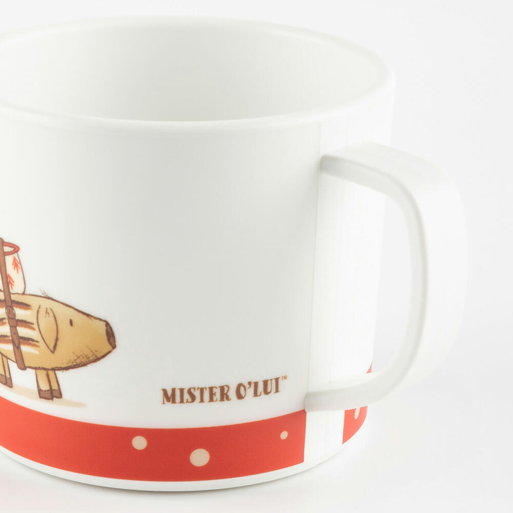 sigikid Mister O Lui Tasse rot, Kindertasse, Henkeltasse, Trinklerntasse, rPET, 250 ml, 52915