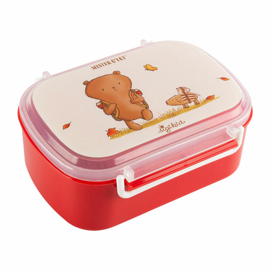 sigikid Mister O Lui Brotzeitboxx, Brotdose, Lunchbox, Kinder, Kunststoff, 11 x 17 cm, 52925