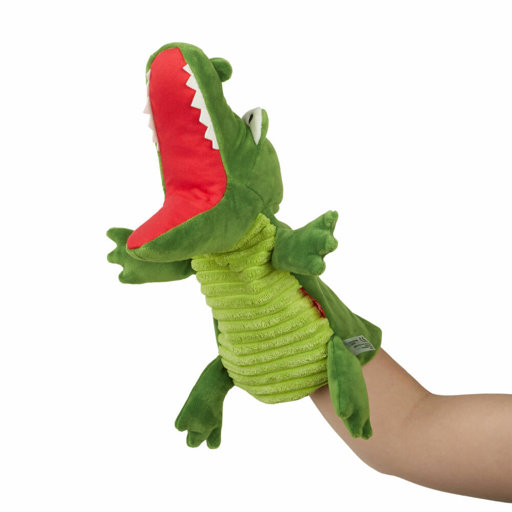 sigikid My Little Theatre Handspielpuppe Krokodil, Handpuppe, Puppentheather, Kasperletheater, Puppe, 42756