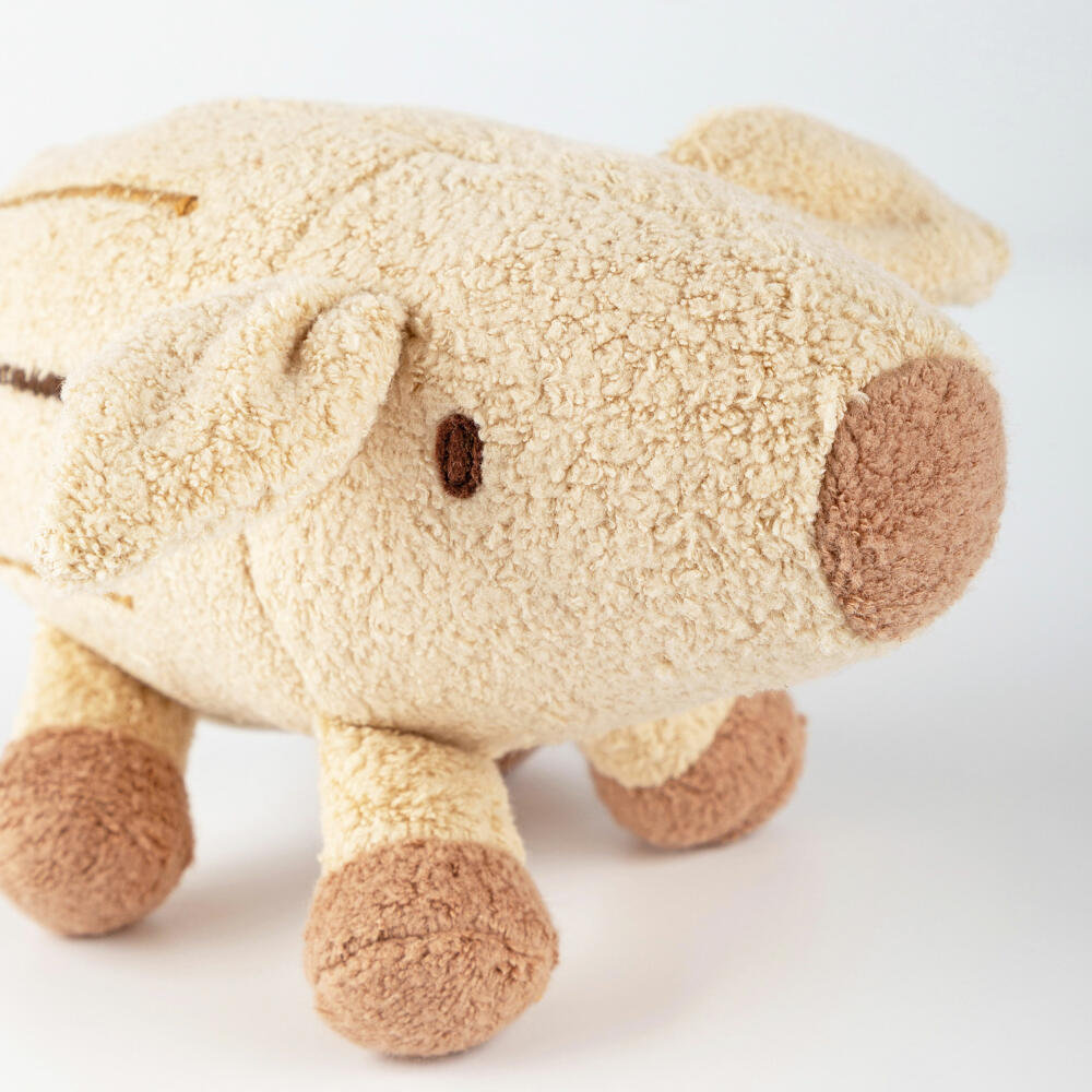 sigikid Mister O Lui Streifenschwein Rupert, Kuscheltier, Plüschtier, Stofftier, Baumwolle / Polyester, 52906