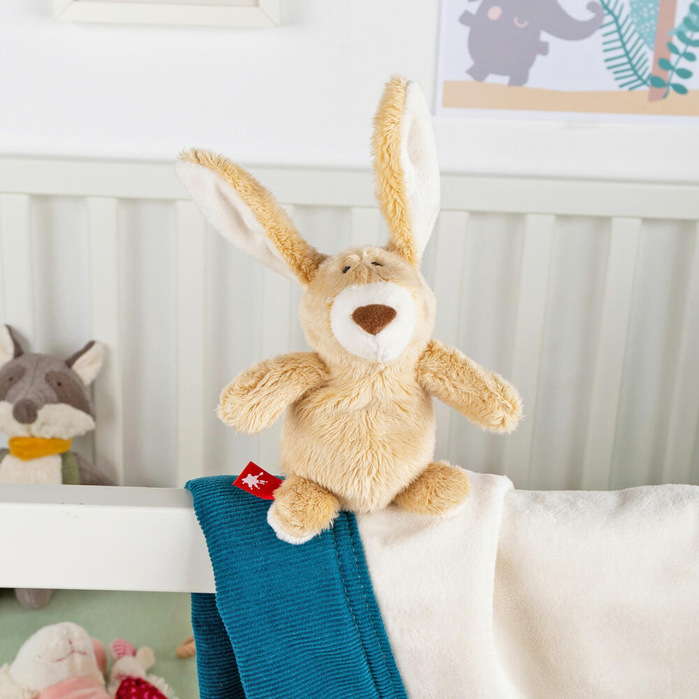 sigikid Sweety Mini Granulat Hase, Kuscheltier, Plüschtier, Schmusetier, Kuschel Tier, Plüsch, Polyester, H 13 cm, 38576