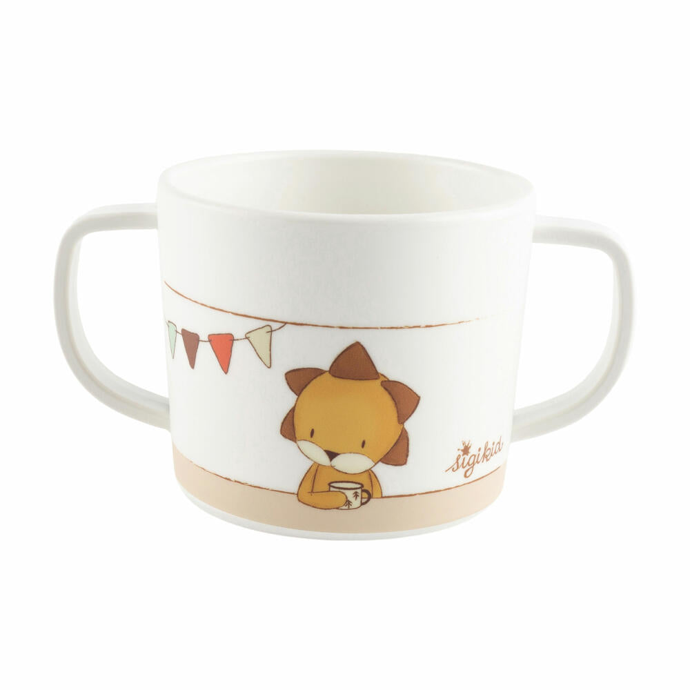 sigikid Mister O Lui Tasse beige, Kindertasse, Henkeltasse, Trinklerntasse, rPET, 250 ml, 52920