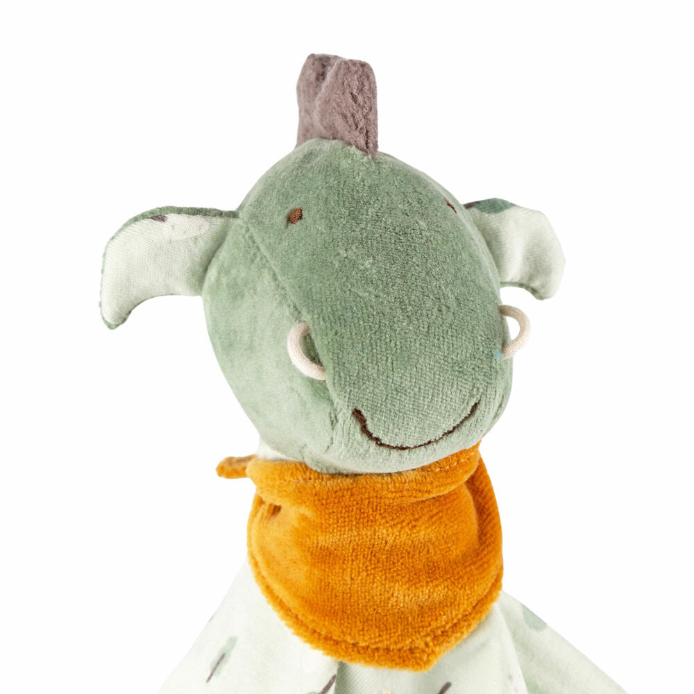sigikid Schnuffeltuch Drache sigibaby, Schmusetuch, Kuscheltuch, Kuscheltier, Baby, Baumwolle, 39993