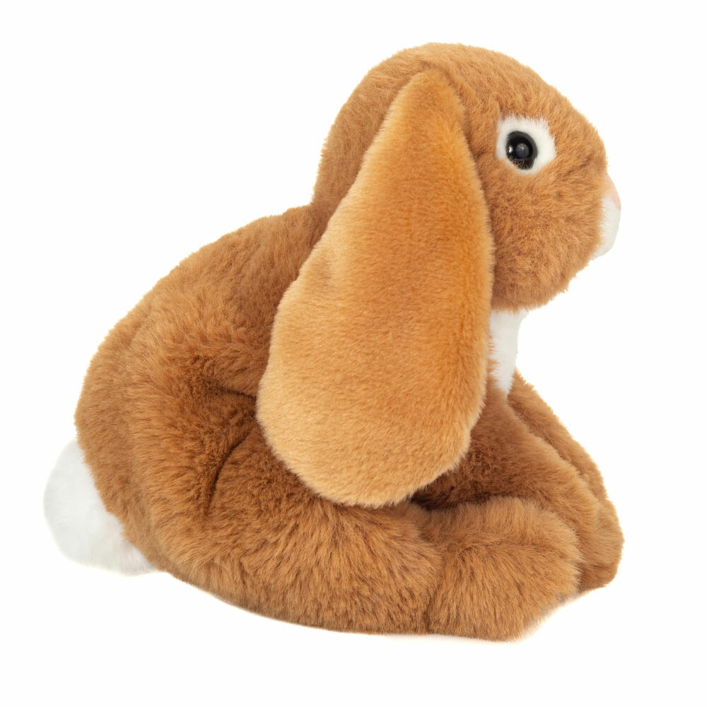 Teddy Hermann Häschen, Kuscheltier, Stofftier, Plüschtier, Nougat, 19 cm, 937357