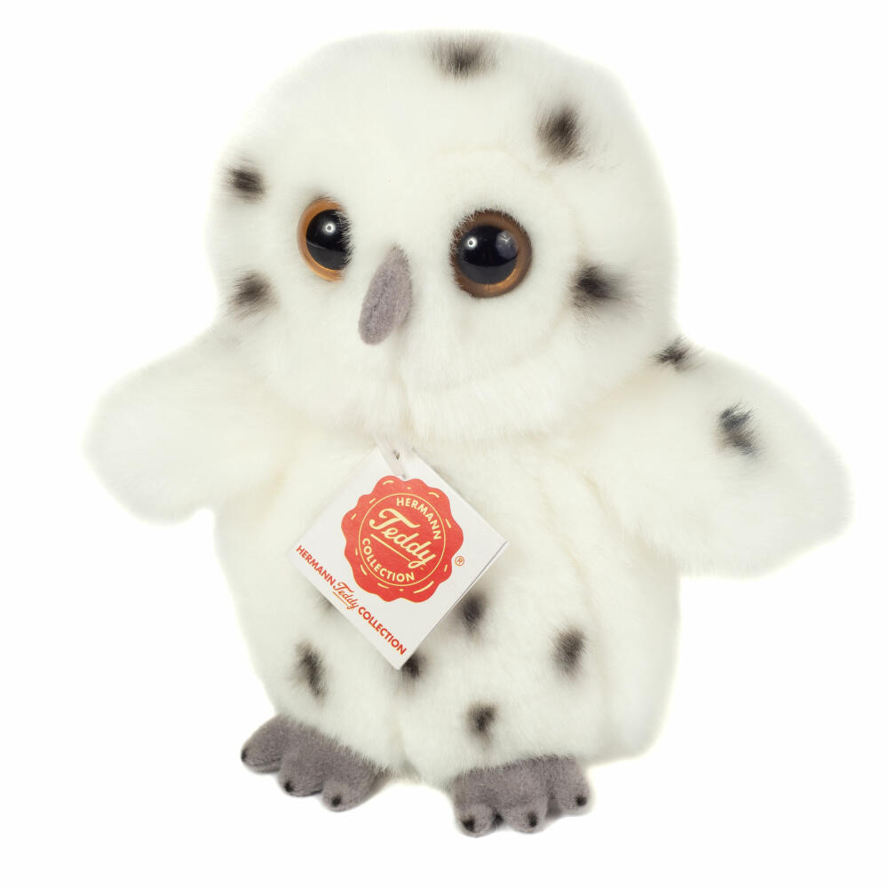 Teddy Hermann Schneeeule, Kuscheltier, Stofftier, Plüschtier, 16 cm, 941729