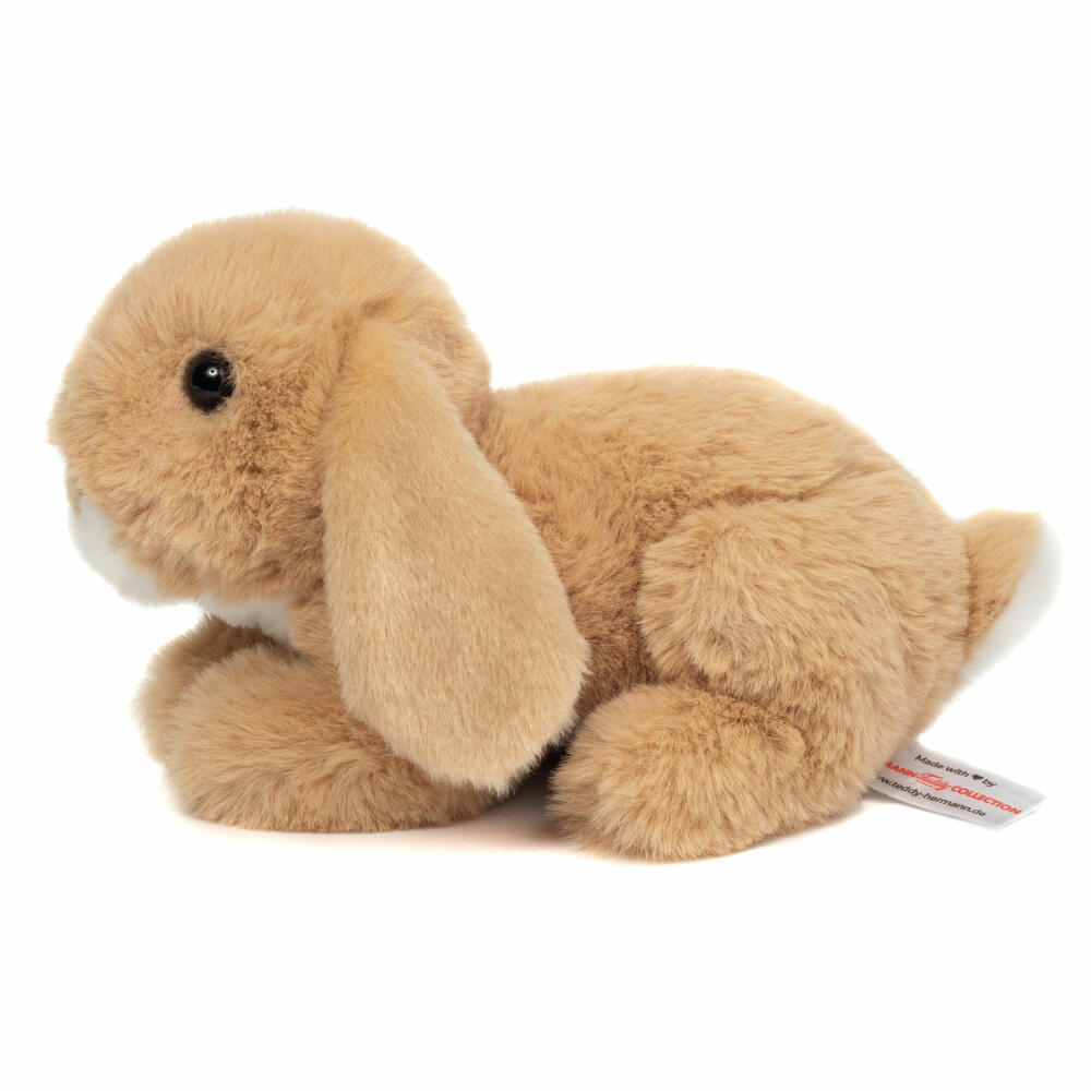 Teddy Hermann Hase, Kuscheltier, Stofftier, Plüschtier, Beige, 17 cm, 937319