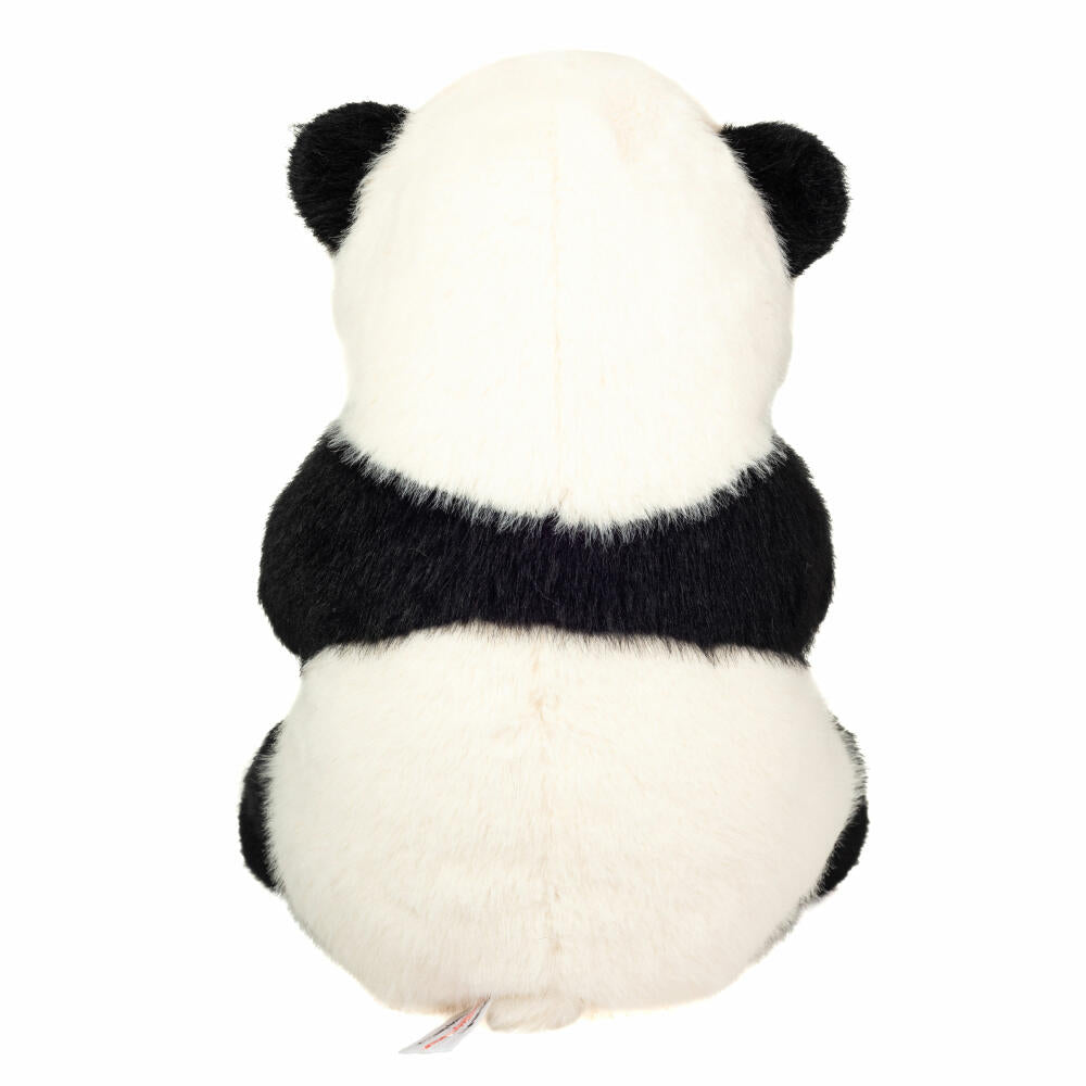 Teddy Hermann Panda sitzend, Kuscheltier, Stofftier, Plüschtier, 28 cm, 924470