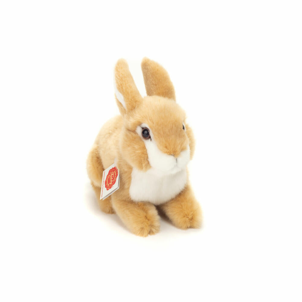 Teddy Hermann Hase sitzend, Kuscheltier, Stofftier, Plüschtier, Beige, 20 cm, 937265