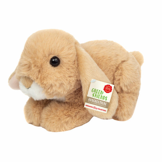 Teddy Hermann Hase, Kuscheltier, Stofftier, Plüschtier, Beige, 17 cm, 937319