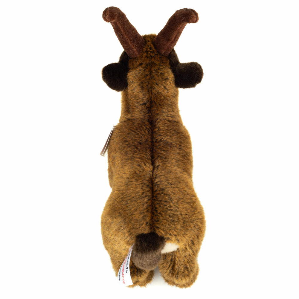 Teddy Hermann Gämse, Kuscheltier, Stofftier, Plüschtier, braun, 23 cm, 908111