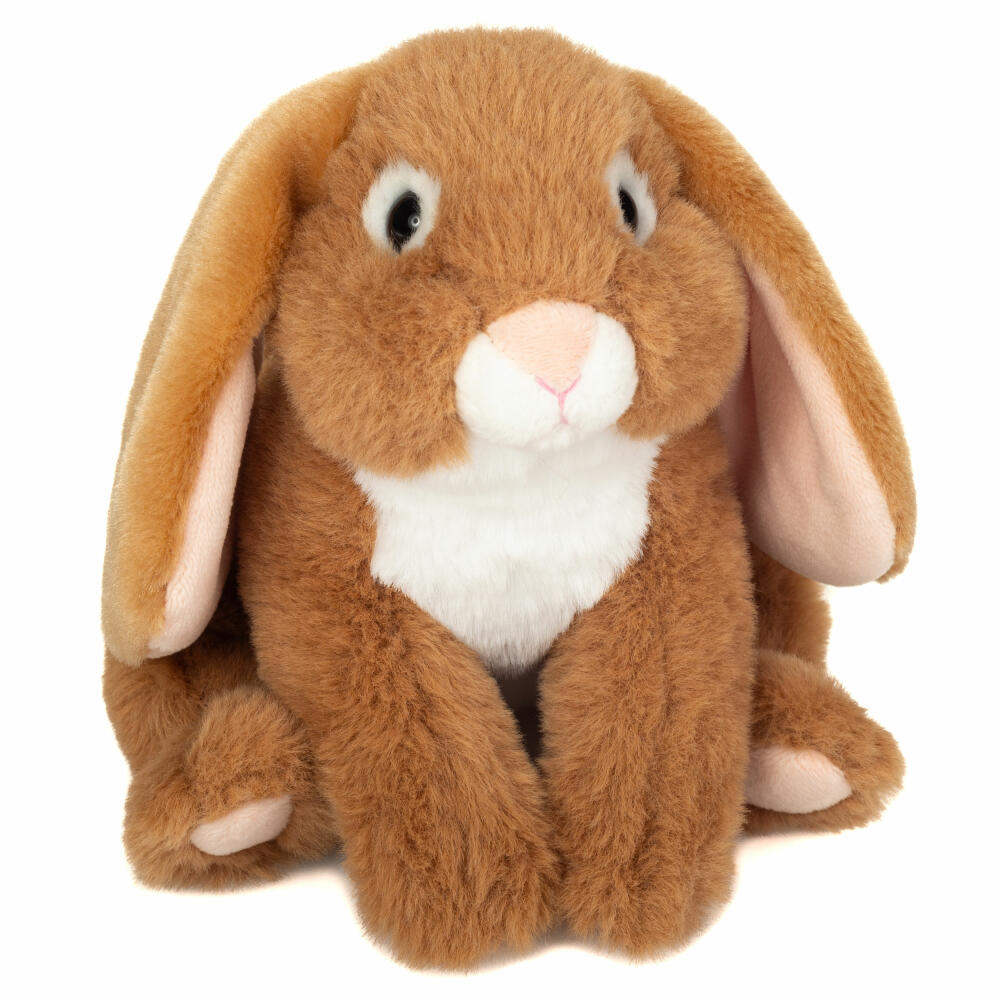 Teddy Hermann Häschen, Kuscheltier, Stofftier, Plüschtier, Nougat, 19 cm, 937357