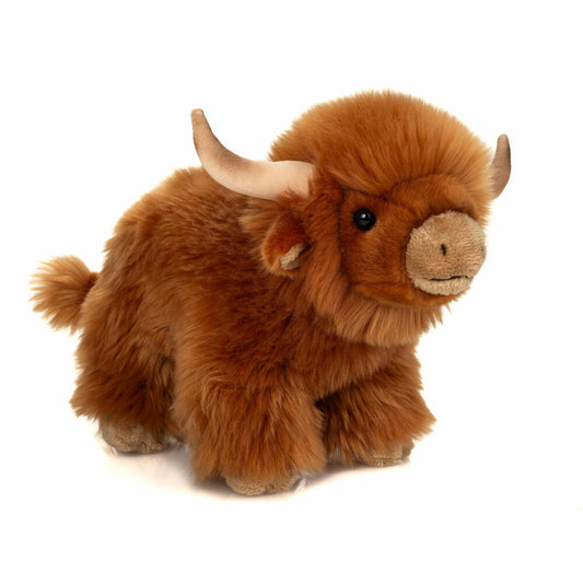 Teddy Hermann Hochlandrind, Kuscheltier, Stofftier, Plüschtier, 28 cm, 917335