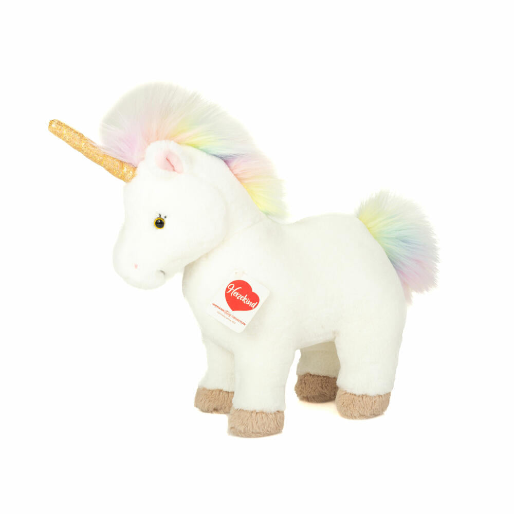Teddy Hermann Einhorn Zoey, Kuscheltier, Stofftier, Plüschtier, 27 cm, 939740