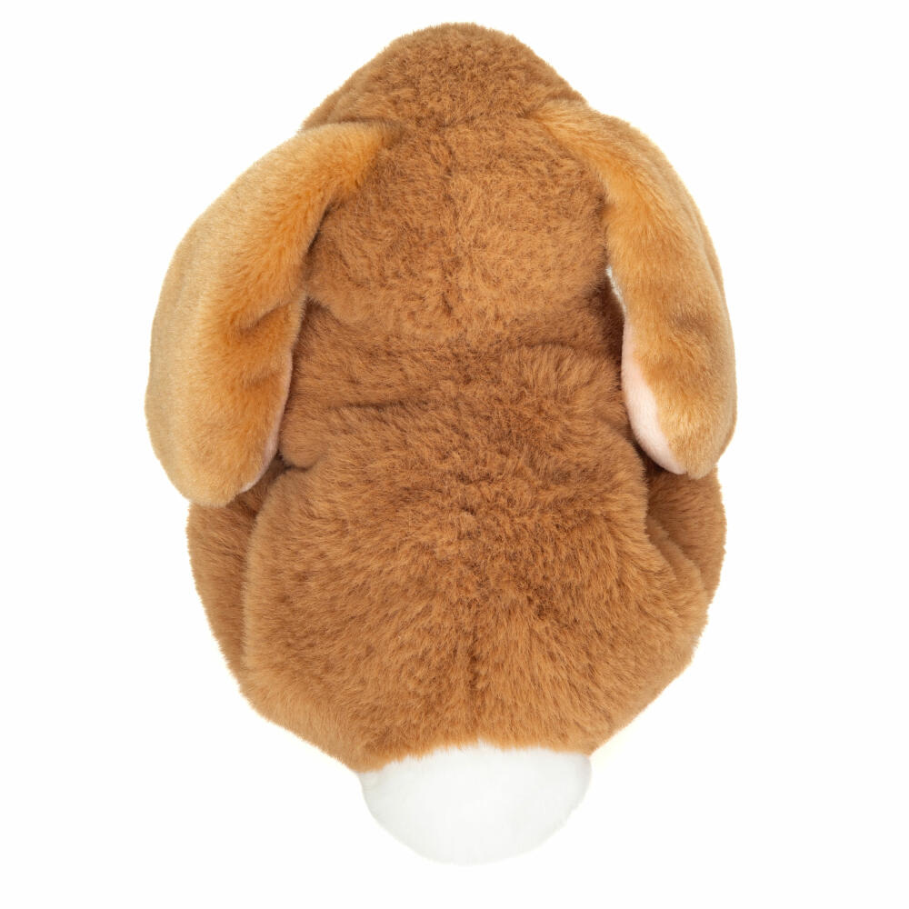 Teddy Hermann Häschen, Kuscheltier, Stofftier, Plüschtier, Nougat, 19 cm, 937357