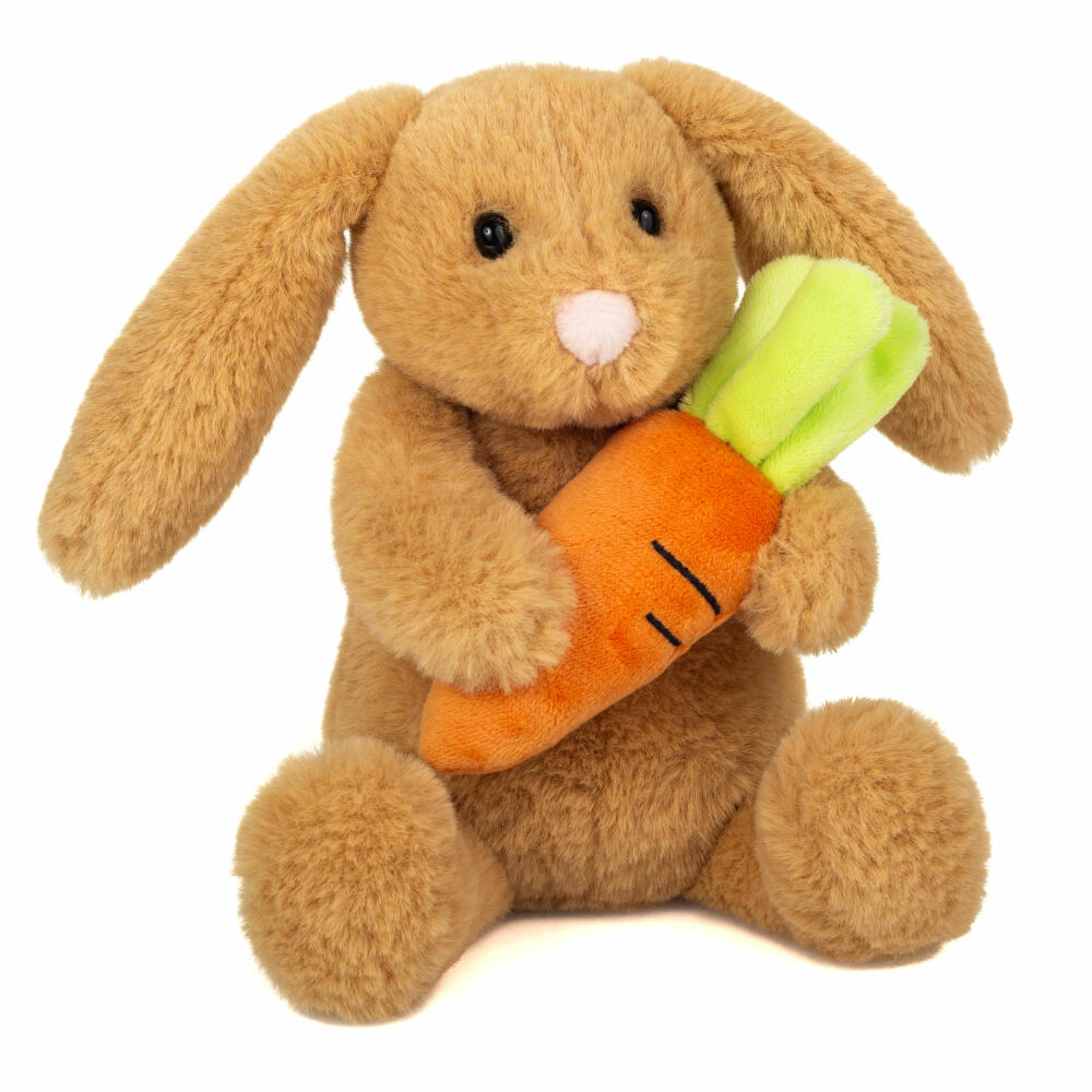 Teddy Hermann Häschen Lilly mit Möhre, Kuscheltier, Stofftier, Plüschtier, 23 cm, 939580