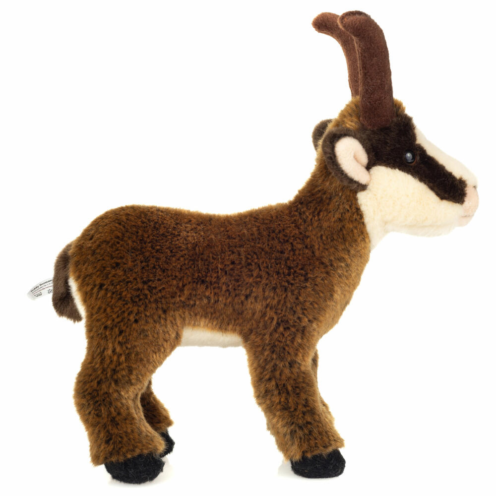 Teddy Hermann Gämse, Kuscheltier, Stofftier, Plüschtier, braun, 23 cm, 908111