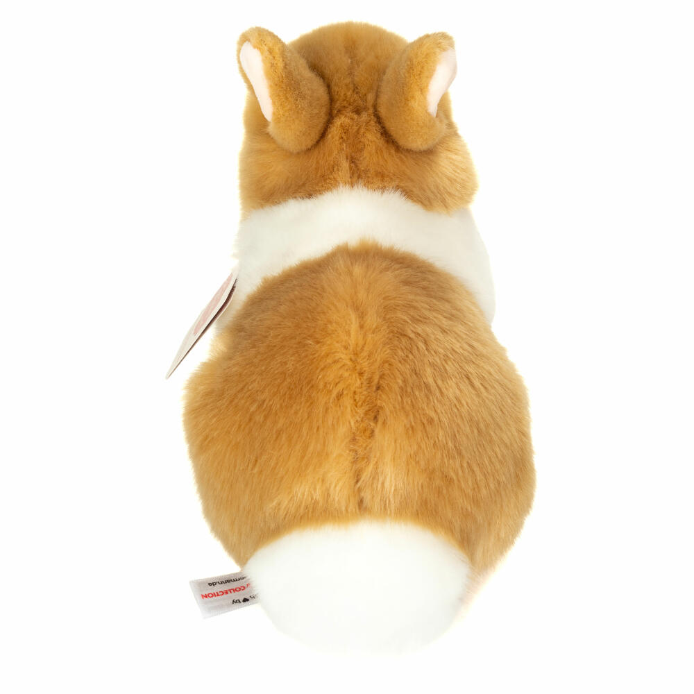 Teddy Hermann Hase, Kuscheltier, Stofftier, Plüschtier, Beige-Weiss, 23 cm, 937364