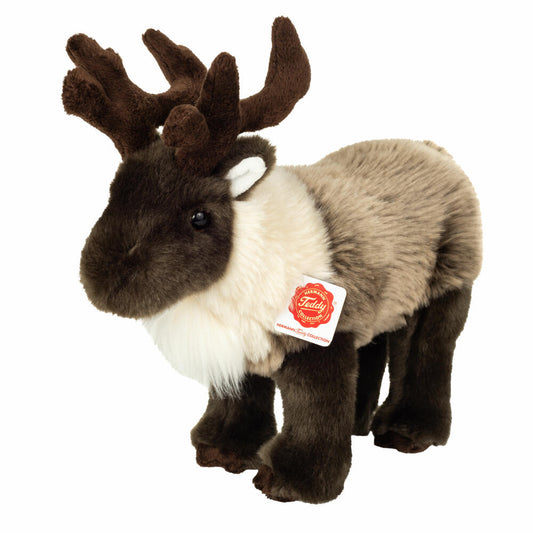 Teddy Hermann Rentier stehend, Kuscheltier, Stofftier, Plüschtier, 32 cm, 908548