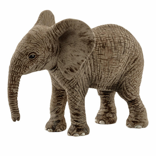 Schleich Wild Life African Elephant Baby, Elephant Baby, Pachyderm, Toy Figure, 6.8 cm, 14763