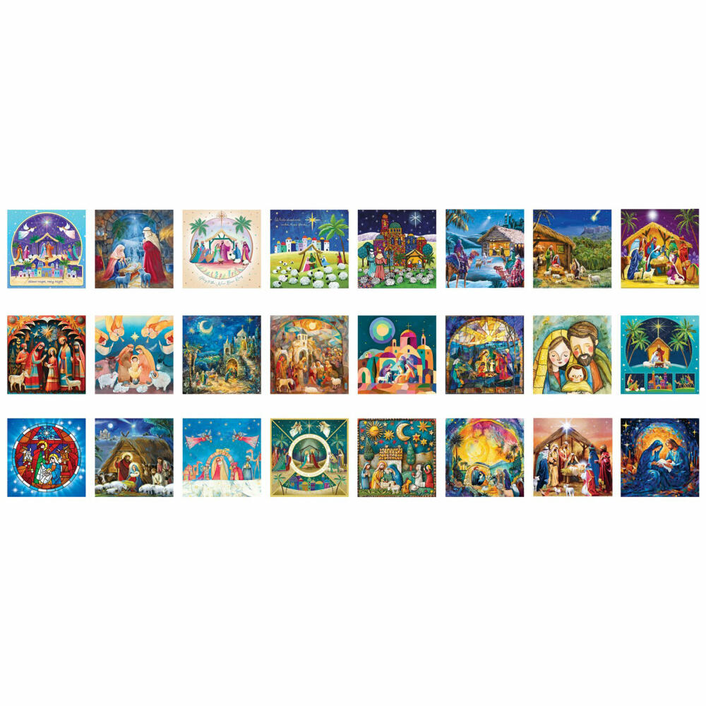 Eurographics Puzzle-Adventskalender Nativity - MacNeil Studio, 24 x 50 Teile, 9924-5918