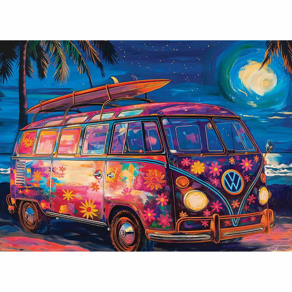 Eurographics Puzzle VW Strandspaß, Surfer Bulli, 1000 Teile, 6000-5950