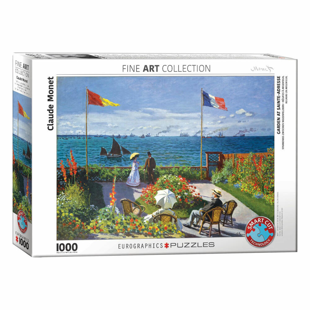 Eurographics Puzzle Garten in Sainte-Adresse - Monet, 1000 Teile, 6000-6039
