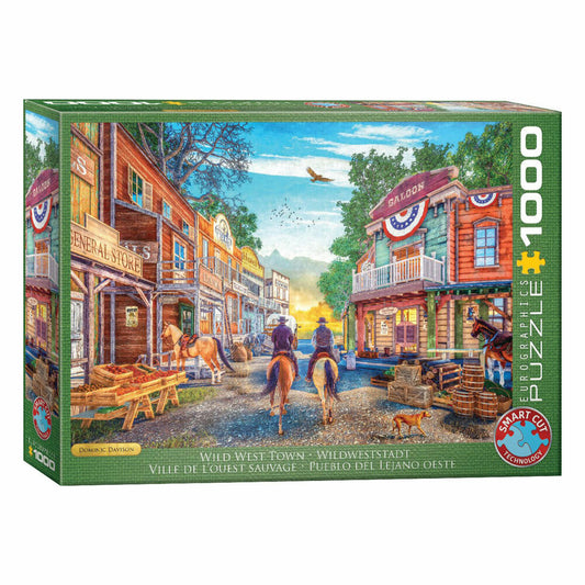 Eurographics Puzzle Wildweststadt - Dominic Davison, 1000 Teile, 6000-6028