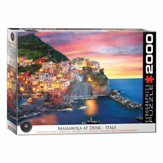 Eurographics Puzzle Manarola in der Dämmerung, Italien, 2000 Teile, 8220-5635